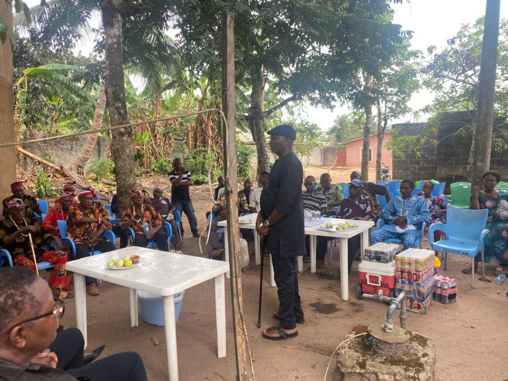 Betty Akeredolu, Imo Community performs Mgbafu Mkpe rite for widow
