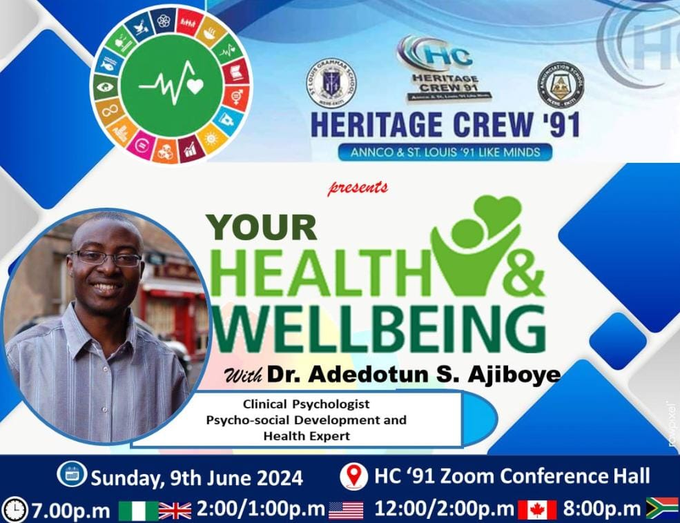 After God, prioritize your health- Clinical psychologist tells Nigerians
